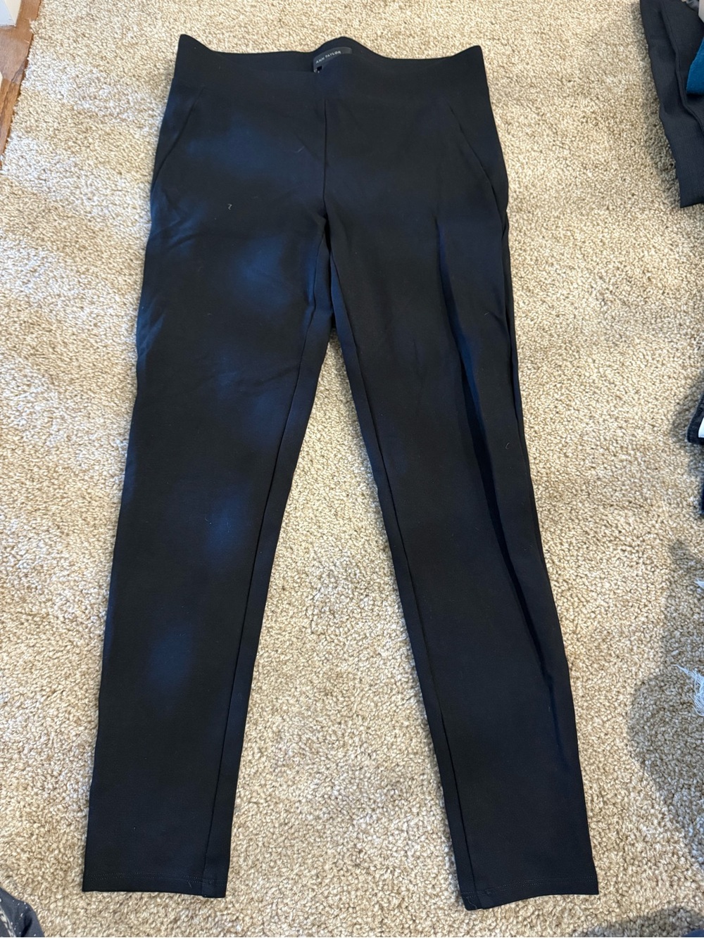 Ann Taylor Black Stretch Nice Leggings